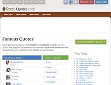 Tablet Screenshot of great-quotes.com